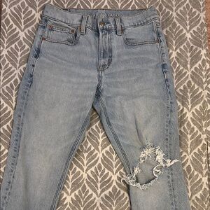 Rag & Bone Light Blue Distressed Jeans